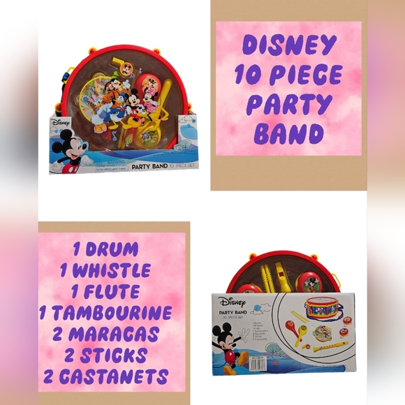 Disney Other - 🆕️ Disney 10 Piece Party Band Set
